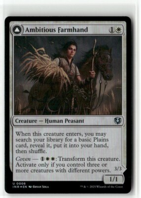 Ambitious Farmhand FOIL Innistrad Remastered MTG NM