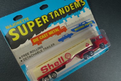 Lot Majorette France - Camion Citerne BERNARD SHELL + Blister Export USA - 2 Pièces