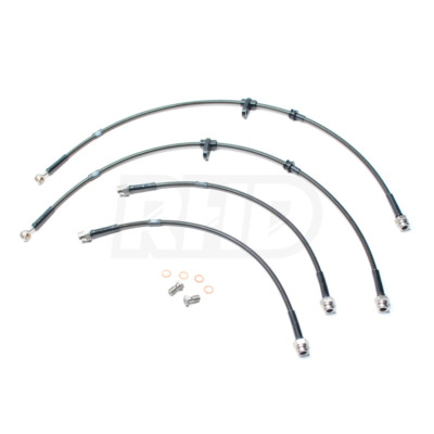 HEL BRAIDED BRAKE LINES HOSES FOR MITSUBISHI L200 PICKUP 2006-2015 [WITH ABS]