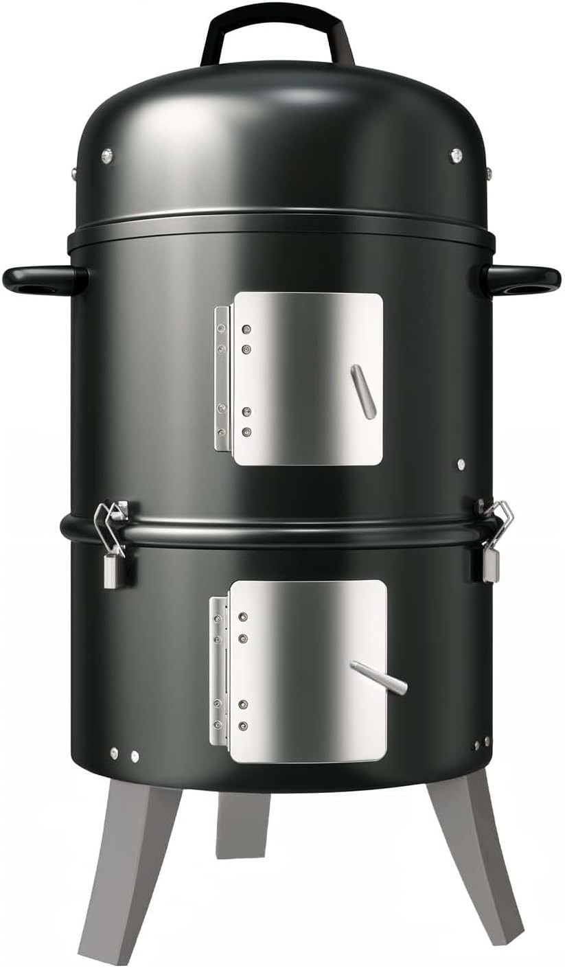 Heavy Duty 16" Gasone Vertical Charcoal Smoker with Thermome