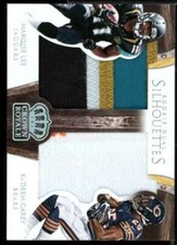 Ka'Deem Carey Marqise Lee 2015 Crown Royale Dual Rook Silhouettes Jerseys #PAC 