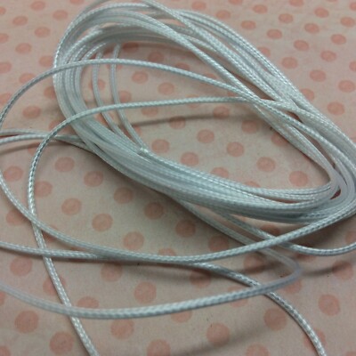 Polyester Cord Thread 1mm Aqua blue bead stringing bracelet necklace making