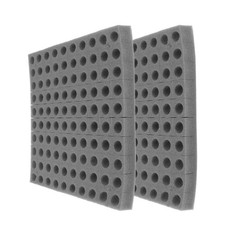 2 Pieces Soilless Hydroponic Sponge Tray for Vegetable Planting Black 5.14 per sponge