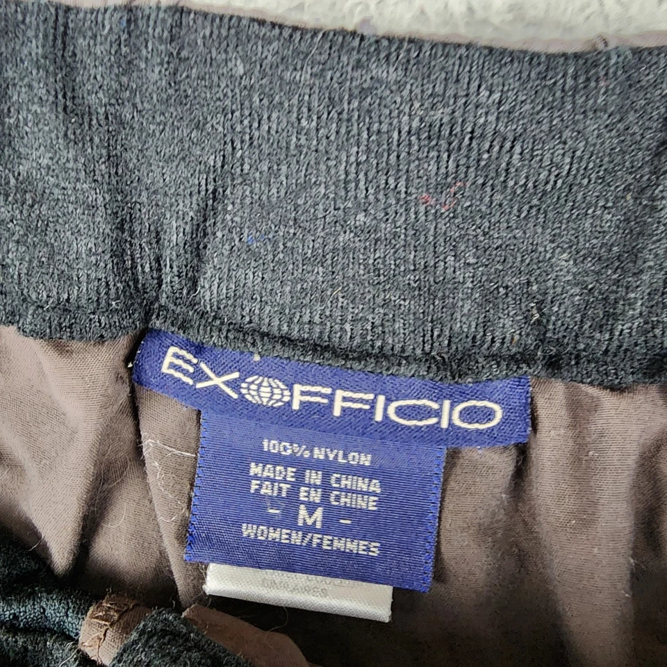 Exofficio Shorts Womens Medium Brown Belted Cargo Fishing Hiking Camping - Image 2 of 4