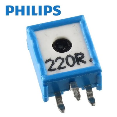 G23575E - (Pkg 10) Philips EMP10 220 Ohm 10mm Vertical Cermet Trimmer Resistor