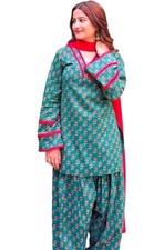 Women New Latest Designer Printed Kurta With Salwar Dupatta Set.size M To 2xl.