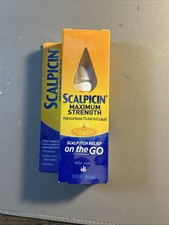 Scalpicin Maximum Strength Scalp Itch Relief 1.5 oz Hydrocortisone Treatment New