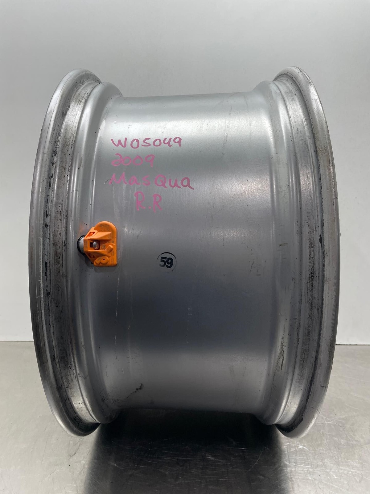 2009 Maserati Quattroporte Wheel Rim 20"x10.5" Alloy 7 Spoke REAR OEM 670010623