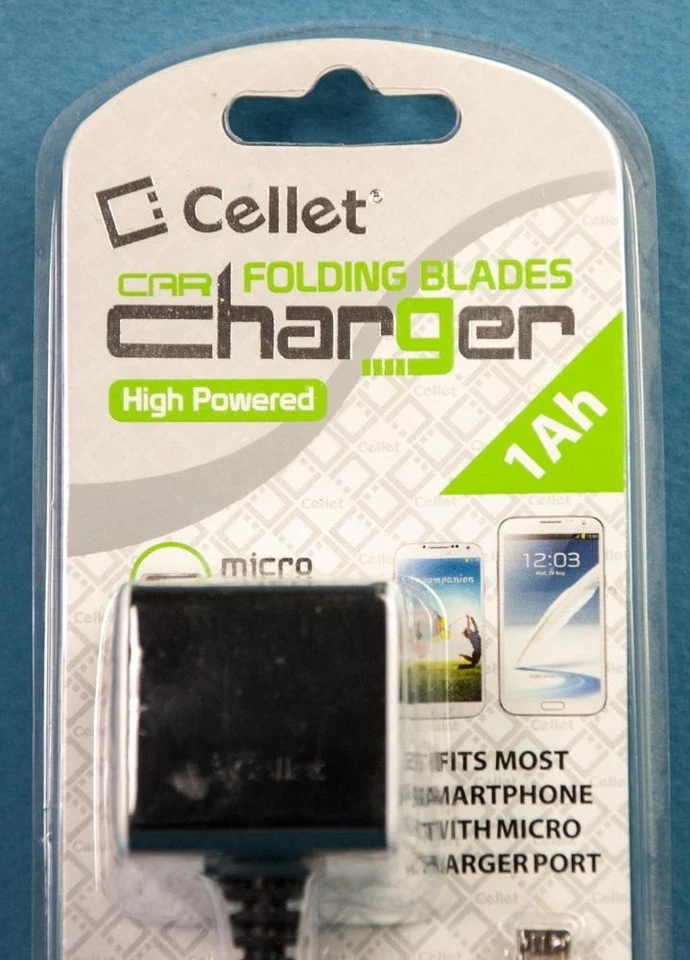 Cellet Cargador Coche Smartphone Hojas Plegables 1Ah Nuevo Foto 2 de 4