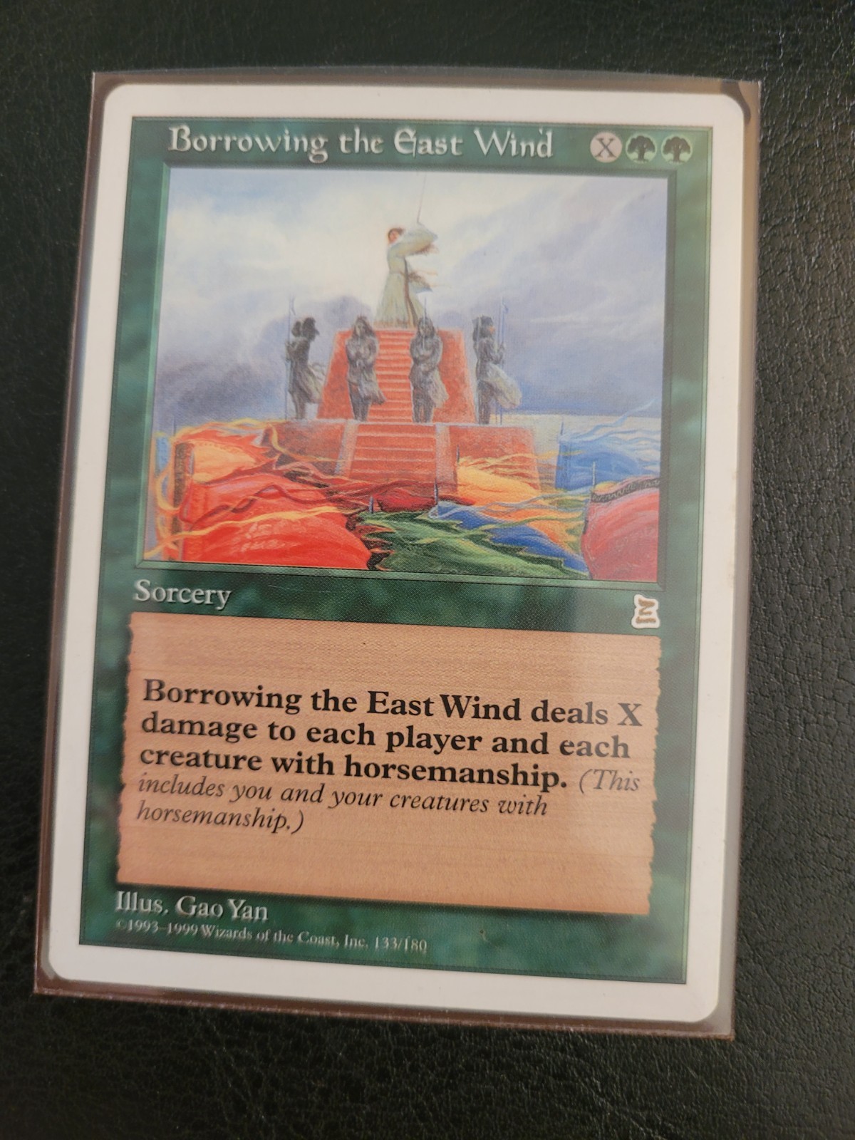 Borrowing the East Wind Portal Three 3 Kingdoms MTG Magic the Gathering P3K LP