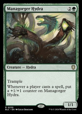 1 x Managorger Hydra - Commander: Bloomburrow - NM-Mint - MTG