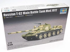 Trumpeter Russian T62 Mod 1972 Main Battle Tank - Plastic Model Military