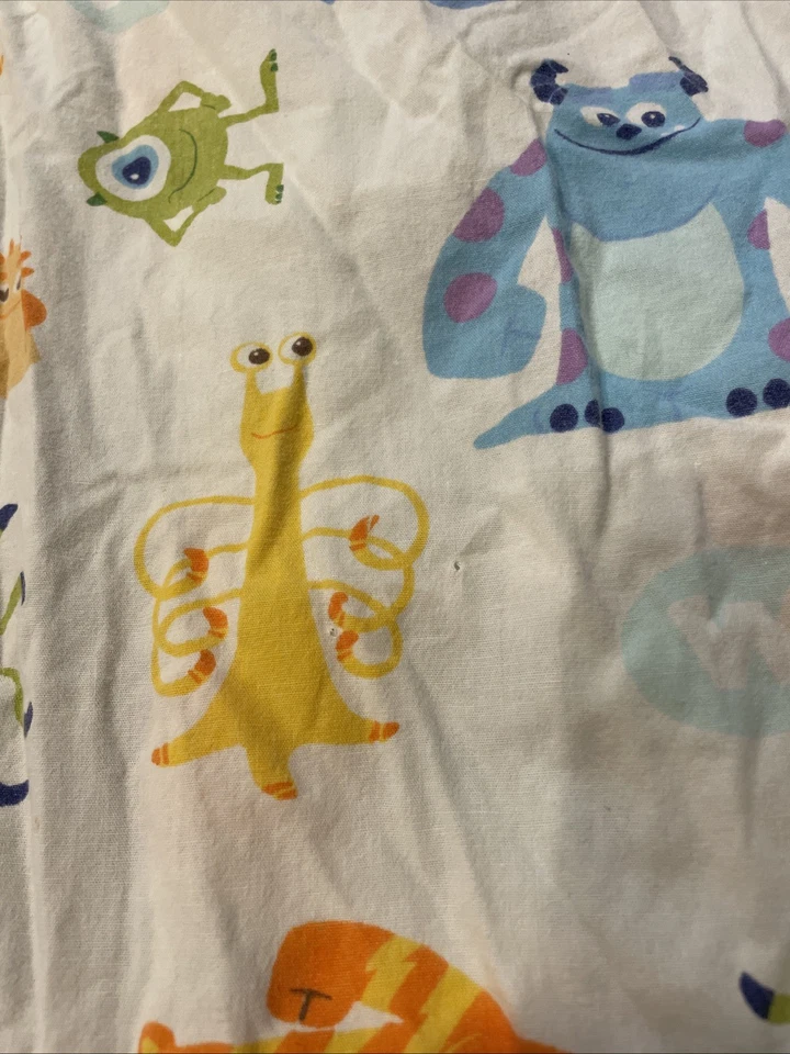 Juego de 2 sábanas ajustables para cuna 100 % algodón Disney Baby MONSTERS INC. Foto 3 de 4