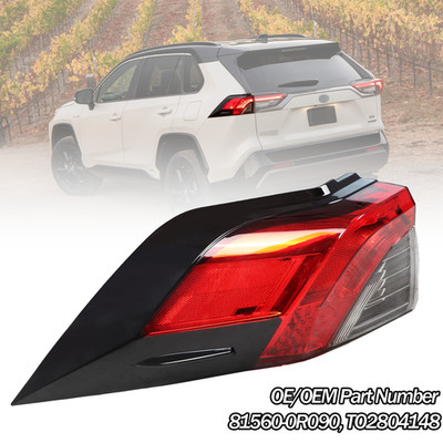 LED Left Driver Side Outer Tail Light Rear Lamp For Toyota RAV4 2019-2023