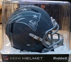 New ListingVince Wilfork Signed Patriots Slate Alternate Mini Football Helmet Beckett Cert.