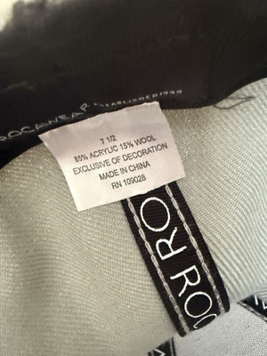 Rocawear Fitted Hat Freemason Embroidered Masters Of The Craft