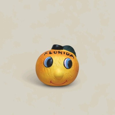 Florida Orange Vintage Anthropomorphic Ring Holder Citrus Retro