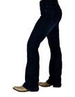 Cowgirl Tuff Western Jeans Womens Fleece S Long Dark Wash JPULFF CLEARANCE — photo 2