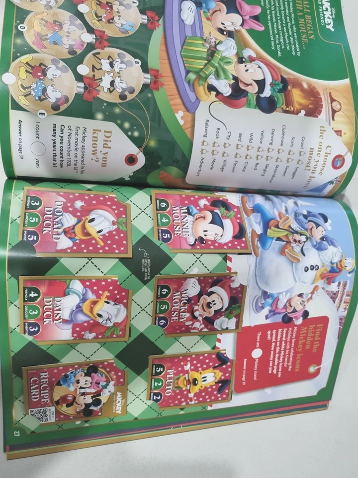 Morrisons Disney Christmas Party Collectors Card Album & Full Set of 96 Cards - Image 2 of 3