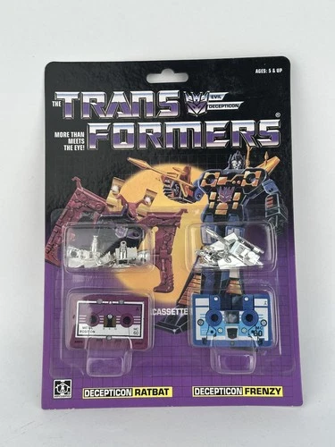 Transformers G1 Reissue Decepticons Ratbat & Blue Frenzy Action Figure Toys NEW