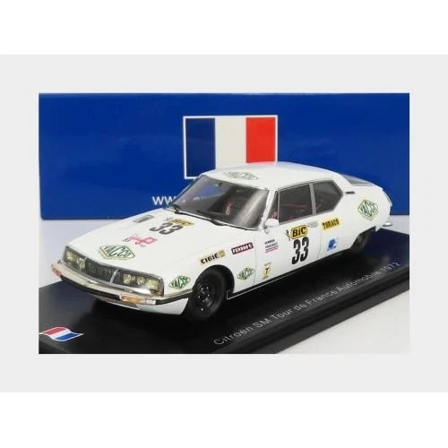 1:43 SPARK Citroen Sm Maserati #33 Automobile Tour De France 1972 Koning SF198 - Immagine 2 di 2