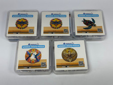Lot of 5 Puzzles Up Wooden Jigsaw Puzzle A5