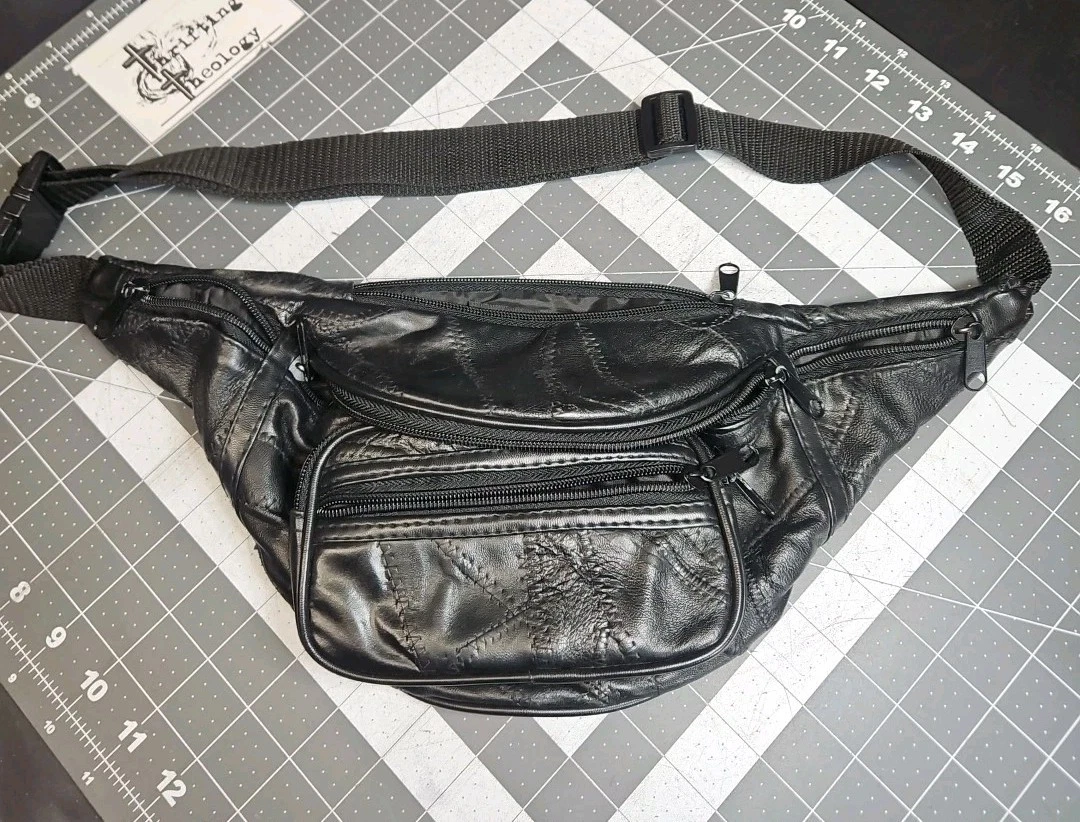 Vintage Leather Fanny Pack In Vintage Bags, Handbags & Cases for