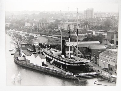 SS Großbritannien Trockendock Bristol Avon Press Association 1983 Foto