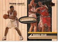 1998 Upper Deck Hardcourt Maurice Taylor Home Court Advantage Plus #/500 #81