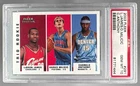 LeBron James Darko Milicic Carmelo Anthony 2003 Fleer Tradition #291 RC PSA 10