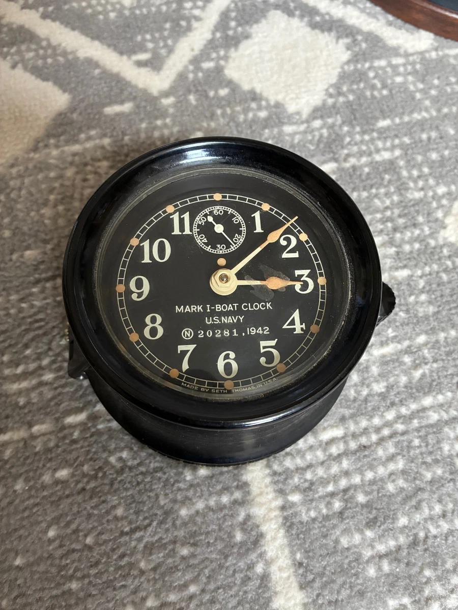 WWII US Navy Deck Clock Antique Maritime Clocks for sale | eBay