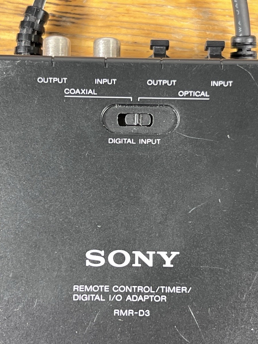SONY RMR-D3 デジタルオーディオタイマー Sony RMR-D3 Remote Control Timer Digital /O Adapter DAT Digital