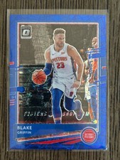 Blake Griffin 2020 Panini Optic Basketball Blue Velocity Prizm Pistons