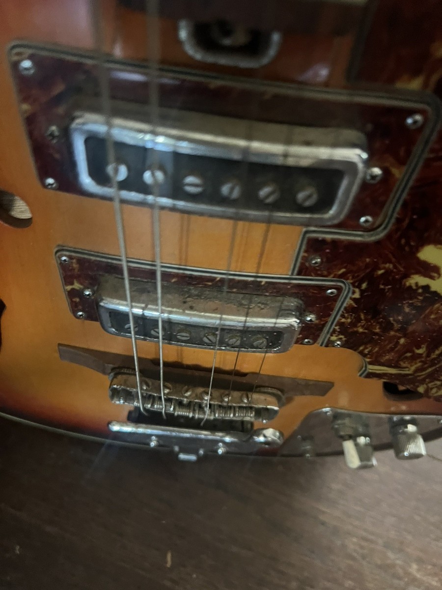 Vintage 1960's Matsumoku Teisco Kingston Semi-Hollow Body Electric