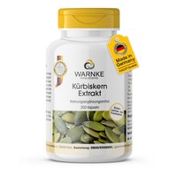 KüRbiskern Extrakt 250 Kapseln Mit Vitamin E + Selen, Vegan | Warnke Vitalstoffe