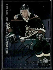 L13,338 - 1999-00 BAP Millennium Autographs #192 Deron Quint