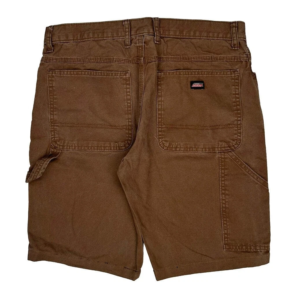Dickies Carpenter Shorts - 35W 10L Brown Cotton