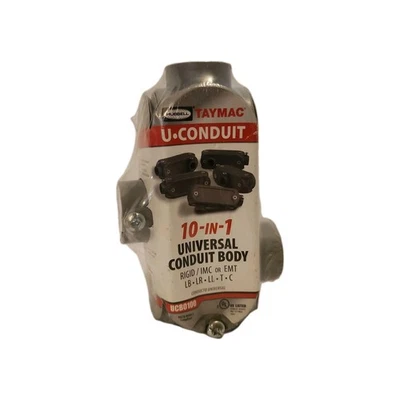 TayMac UCB0100 1" 10-in-1 Universal Conduit Body C/LB/LL/LR/T - Image 1 of 4