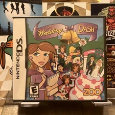 Wedding Dash Nintendo DS CASE & MANUAL ONLY (NO GAME) 