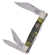 Hen & Rooster Int Whittler Pocket Knife Satin 1.4116 Steel Blades Bone Handle