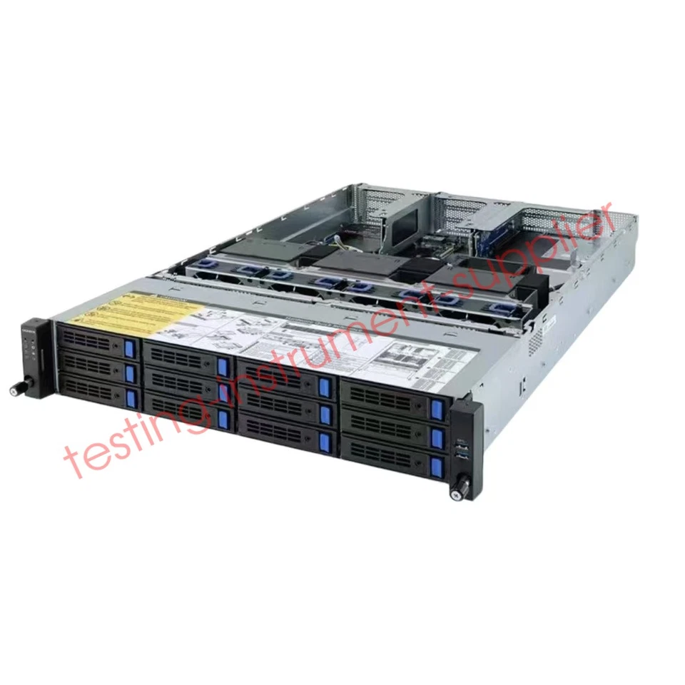 Gigabyte Rack Server R282-Z92 24x U.2 2x 2.5" 2x 1600W For AMD EPYC No Disk /RAM - Image 2 of 4