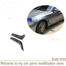 For Infiniti Q50 Sedan 2014-2019 Carbon Fiber Side Door Fender Vent Trim 2pcs