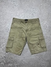 Vintage Stussy Cargo Shorts Size 32 Olive Utility Skater Streetwear 00s Y2K