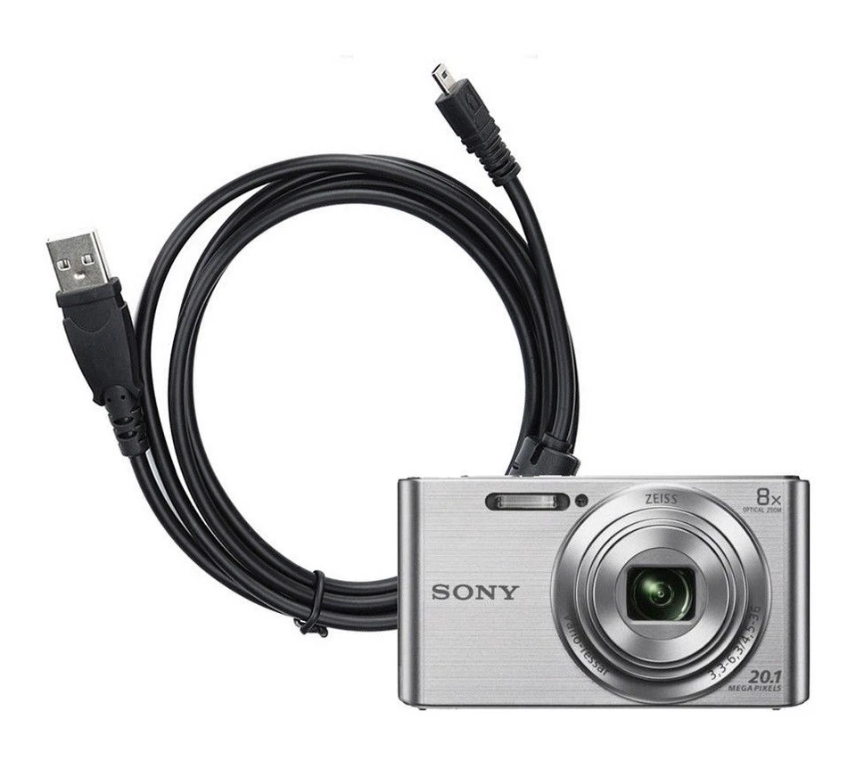 Cable USB para cámaras digitales Sanyo Xacti Nikon Olympus Panasonic Sony Foto 2 de 4