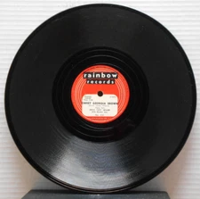 Sweet Georgia Brown/Irish Washerwoman/Eddie Miller (10", 78 rpm, Rainbow, 212)