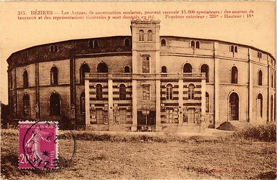Old postcard Beziers - Modern construction arenas can receive (255572)