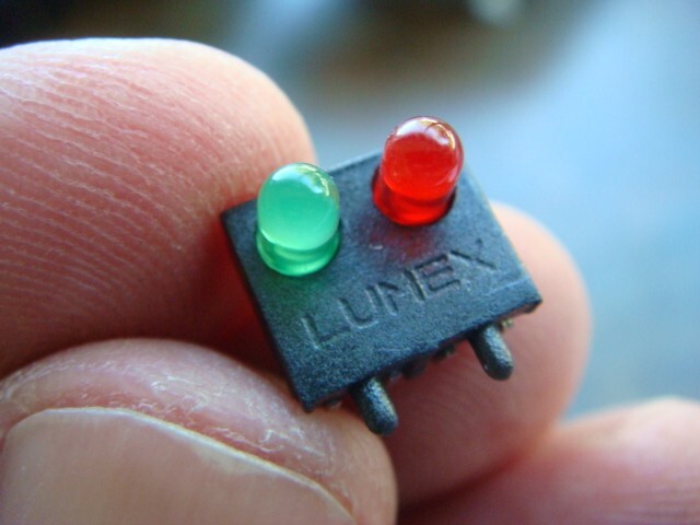 Lot 50 pieces LUMEX RED/GREEN LED Module -- SSF-LXH3250GID -- New and Unused