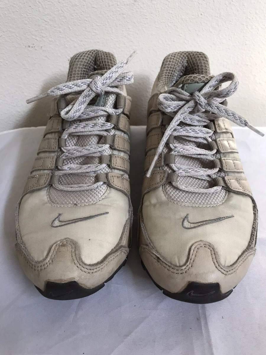 Nike shox r4 beige sale