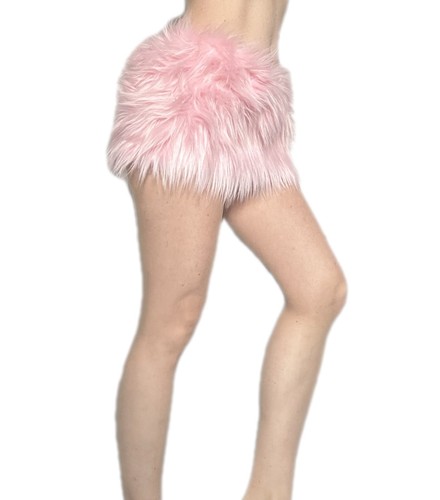Handmade Faux Fur Skirt, Micro Mini Rave Furry Fuzzy Cute Sexy Many Colors - Picture 74 of 131