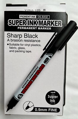 Uni-Ball 147540 Super Ink Permanent Marker Quick-drying Fade-